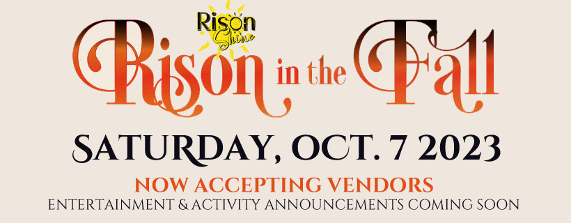 2023 Rison in the Fall Festival Accepting Vendors for Oct. 7